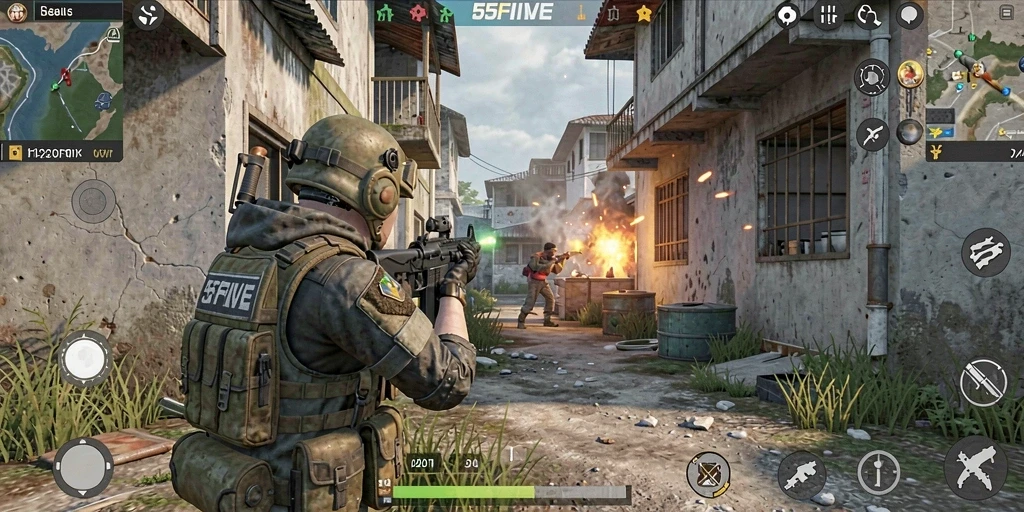 Gameplay intens dan grafis memukau di 55FIVE.