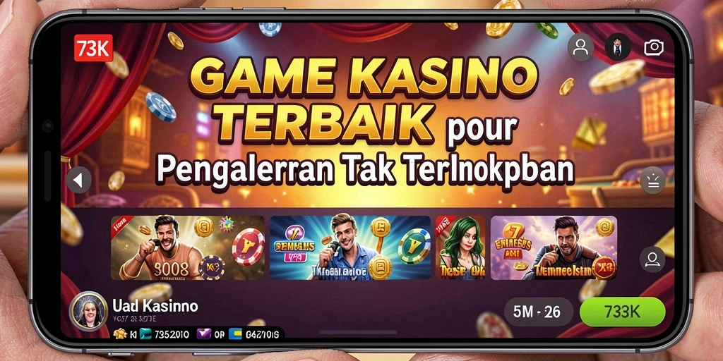 Gameplay menarik dari 73K menampilkan aksi kasino yang mendebarkan.
