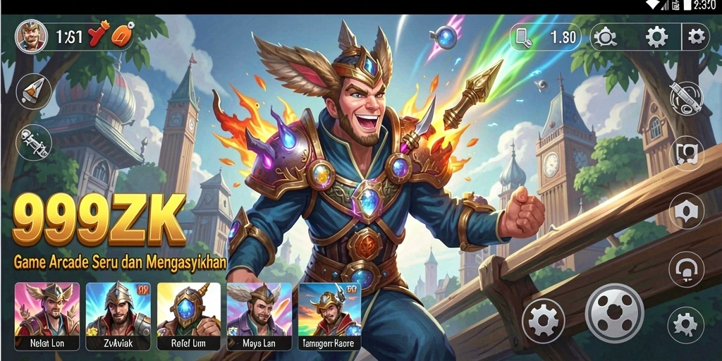Tangkapan layar 999ZK menampilkan aksi seru dan gameplay yang mengasyikkan.