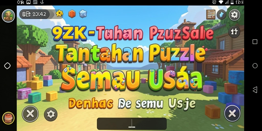 Tampilan gameplay 9ZK yang menantang dan penuh warna.