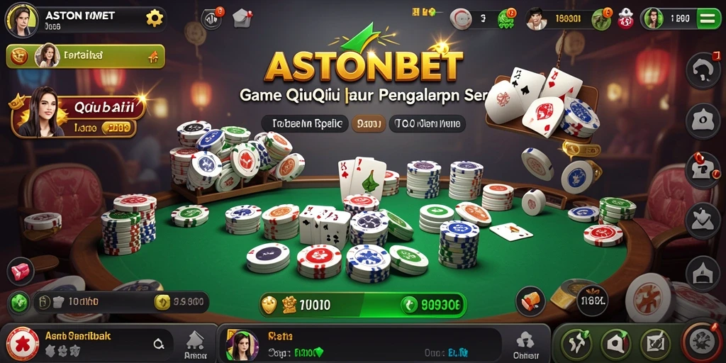 Tampilan gameplay QiuQiu yang menarik di ASTONBET.