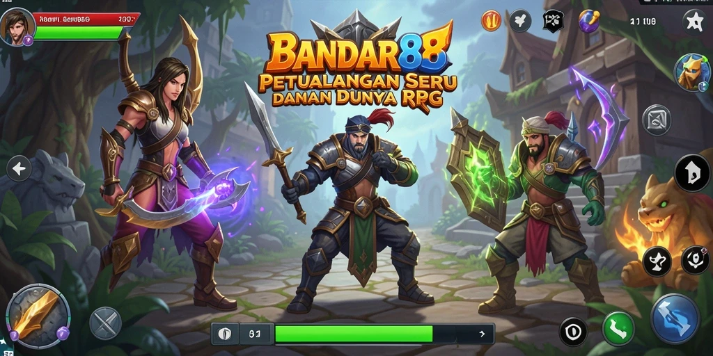 Tampilan menarik dalam gameplay RPG BANDAR88 dengan aksi seru.