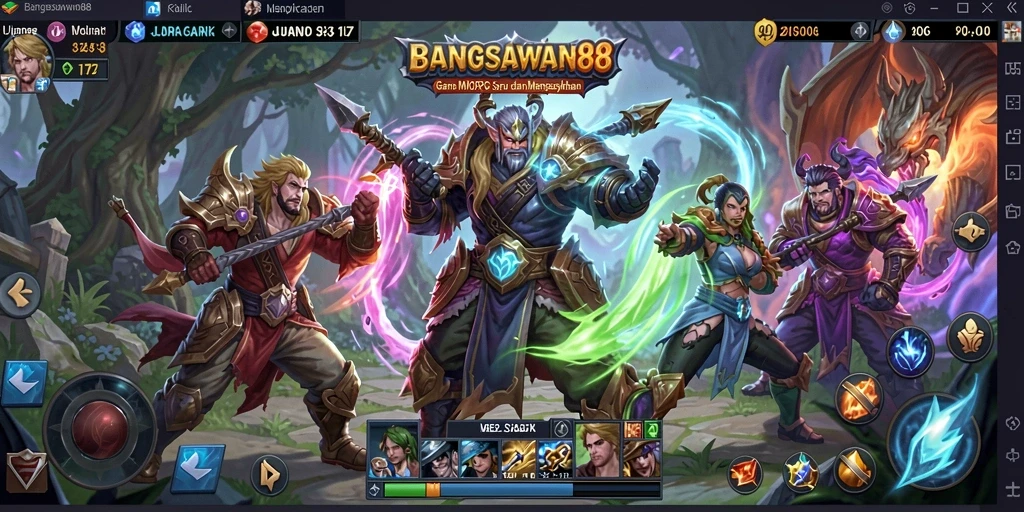 Tampilan gameplay BANGSAWAN88 yang menakjubkan dan seru.