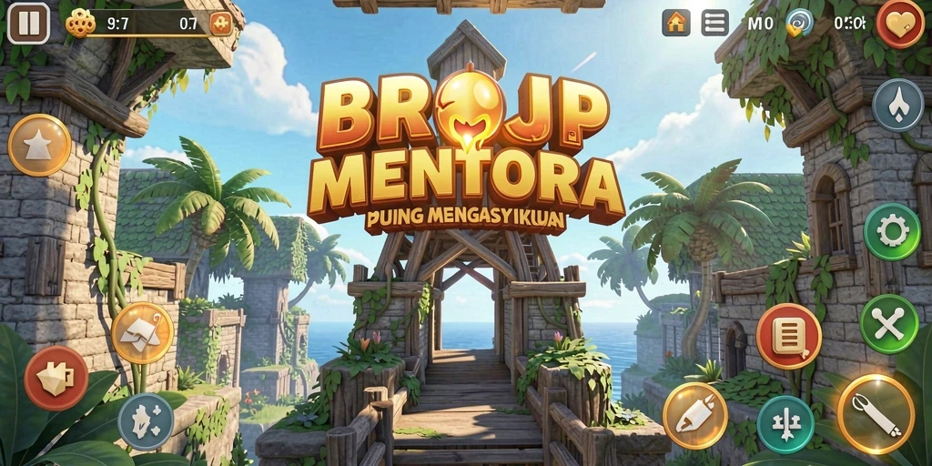Gameplay Tower Defense menarik dengan menara dan musuh beragam.