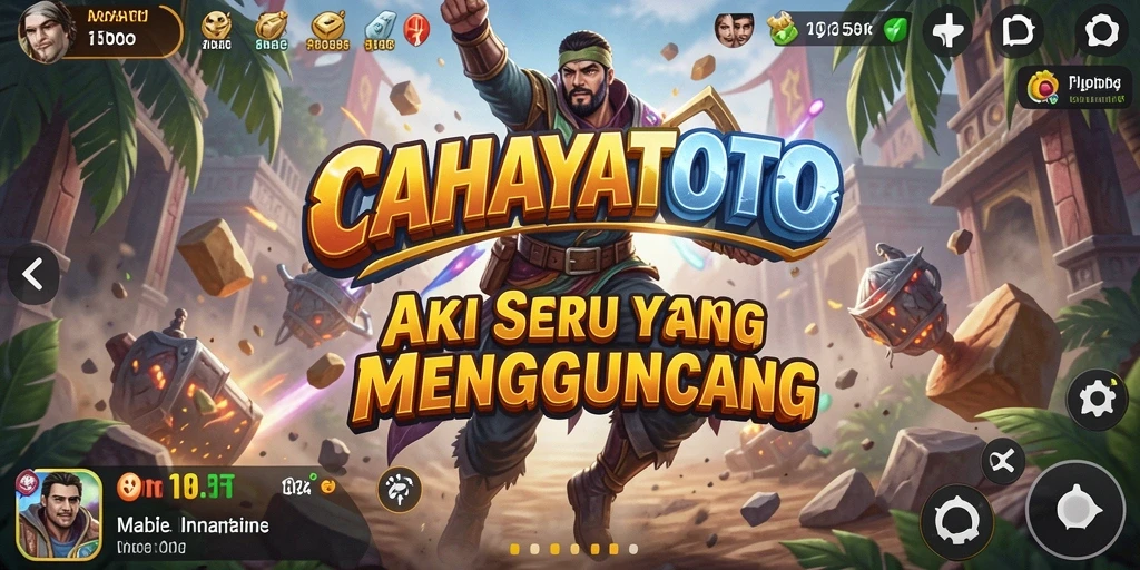 Tampilan menarik dari gameplay aksi CAHAYATOTO yang menegangkan.