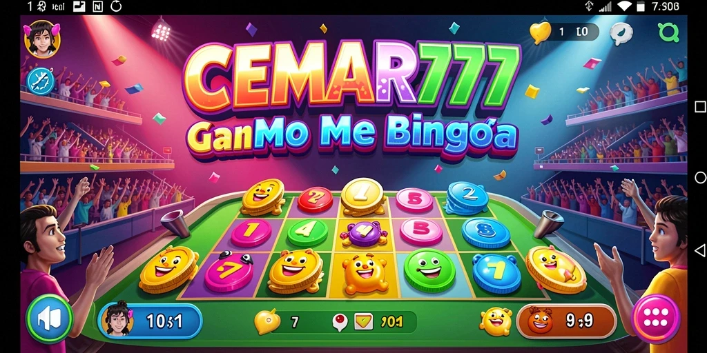 Tampilan seru dan menarik dalam gameplay Bingo CEMARA777.