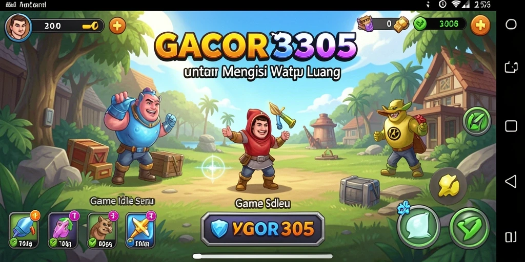 Screenshot gameplay GACOR305 menampilkan aksi permainan Idle yang menarik.