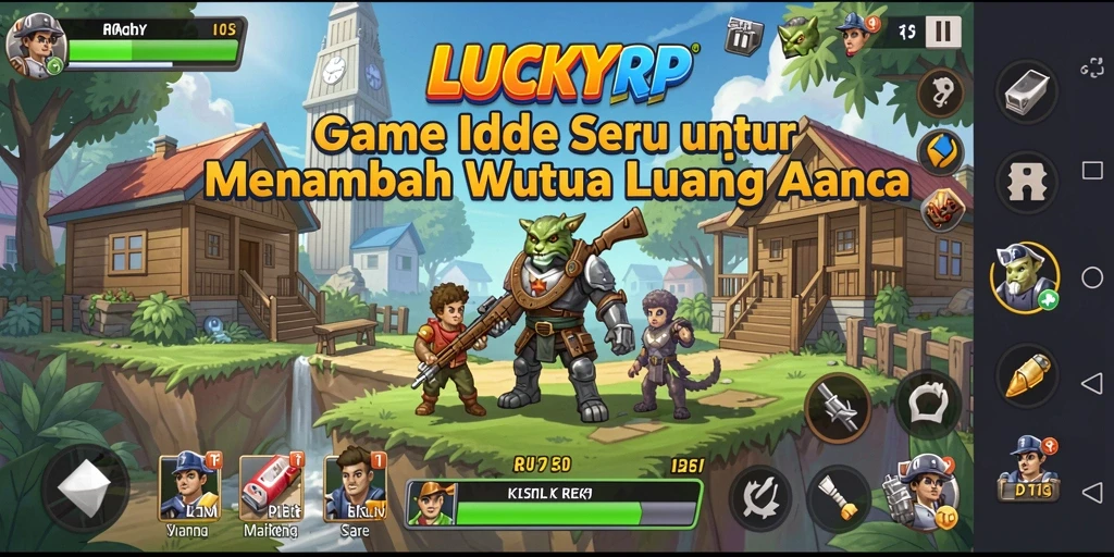 Tampilan gameplay LUCKYRP yang menarik dan mengasyikkan.