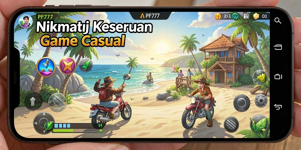 Screenshot PF777 menampilkan gameplay seru dengan karakter yang beraksi.