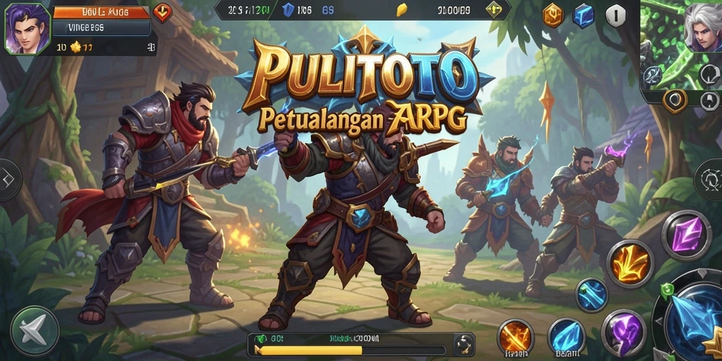 Tampilan aksi seru dalam gameplay PULITOTO di dunia ARPG.
