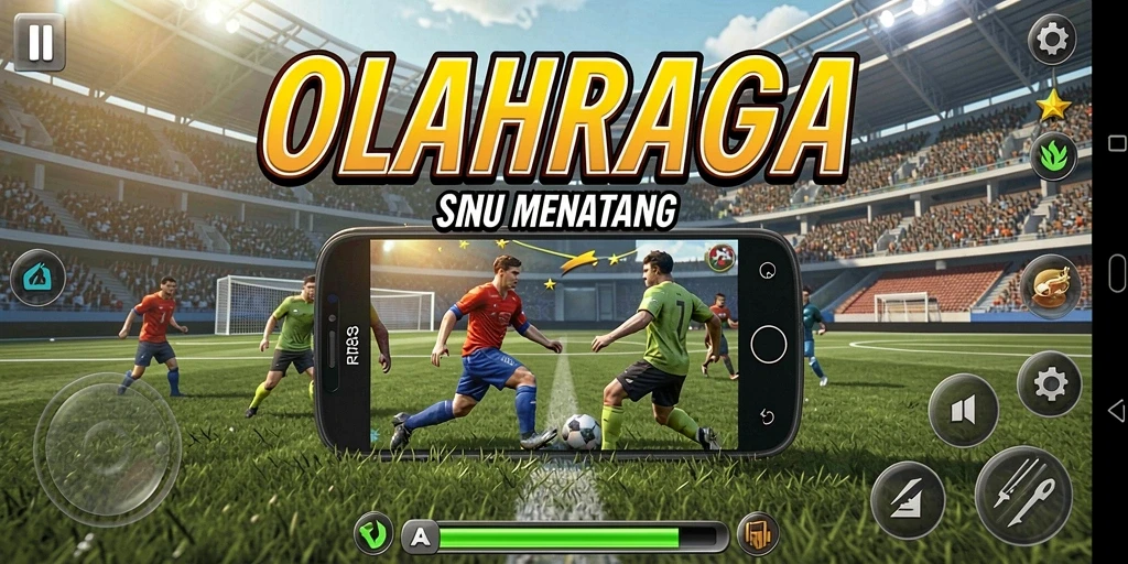 Screenshot menampilkan aksi seru dalam pertandingan olahraga di RI188.