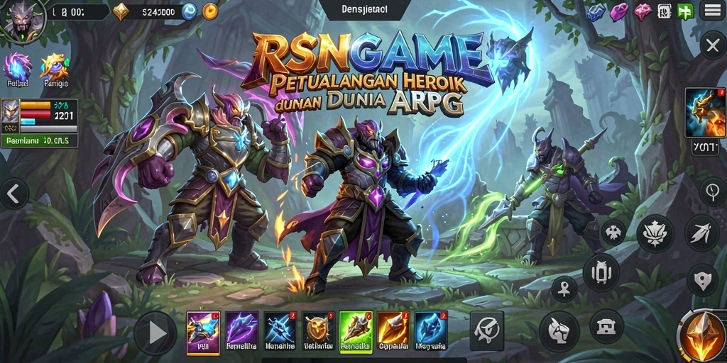 Tampilan gameplay ARPG yang memukau dan penuh aksi.