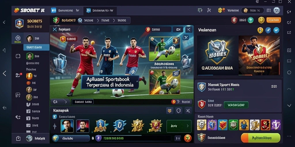 Tampilan menarik dari gameplay Sportsbook SBOBET pada perangkat mobile.