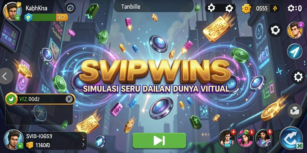 Tampilan game SVIPWINS dengan gameplay simulasi yang menarik.