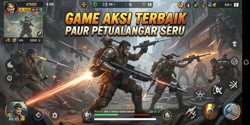 Tampilan tangkapan layar gameplay VITA555 yang mendebarkan dan penuh aksi.
