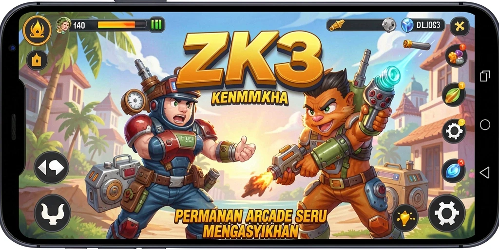 Screenshot dari gameplay ZK3 menampilkan aksi seru dan grafis yang memukau.